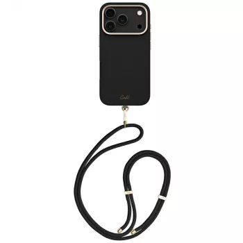 UNIQ Coehl Mirelle Magnetisch oplaadhoesje voor iPhone 17 Pro, Ebony