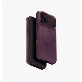 UNIQ Clario Magclick oplaad-eco hoes voor iPhone 18 Pro Max / 17 Pro Max – paars