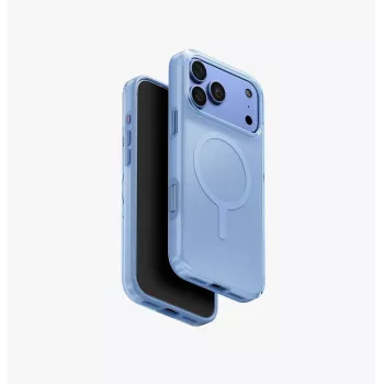 UNIQ Clario MagClick oplaadhoes voor iPhone 18 Pro Max / 17 Pro Max – blauw