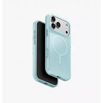 UNIQ Clario MagClick oplaad-eco-hoes voor iPhone 18 Pro Max / 17 Pro Max – mint