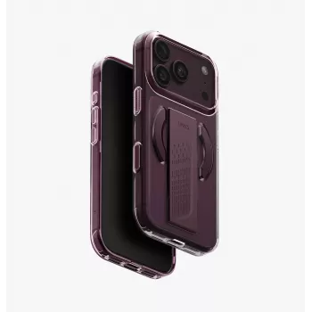 UNIQ Heldro Air MagClick oplaadhoes voor iPhone 18 Pro / 17 Pro – bordeauxrood