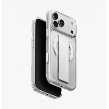 UNIQ Heldro Air MagClick oplaadhoes voor iPhone 18 Pro Max / 17 Pro Max – transparant