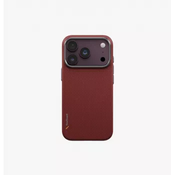 UNIQ Keva Edge MagClick oplaadhoes voor iPhone 18 Pro / 17 Pro - rood