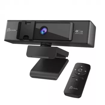 j5create JVCU435-N 4K Ultra HD webcam met 5x digitale zoom en afstandsbediening