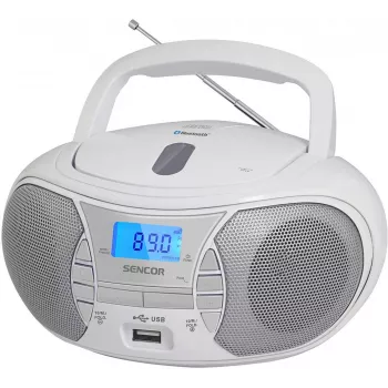 SENCOR SPT 2700WH CD/BT/MP3/USB/FM radio boombox wit