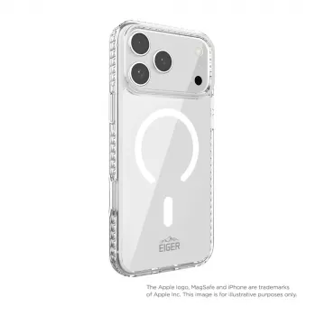 Eiger IceGrip MagSafe hoesje iPhone 18 Pro/17 Pro transparant