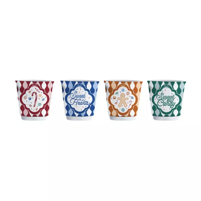 Bialetti NCANDY010 Tassenset, 4 stuks