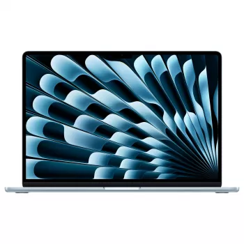 Apple MacBook Air 15 inch M5 10-Core CPU 10-Core GPU 24GB RAM 512GB SSD – hemelsblauw, Duits toetsenbord met Touch ID (CTO)