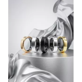 RingConn smart ring Gen3 voor dames en heren – gepolijst zilver maat 11