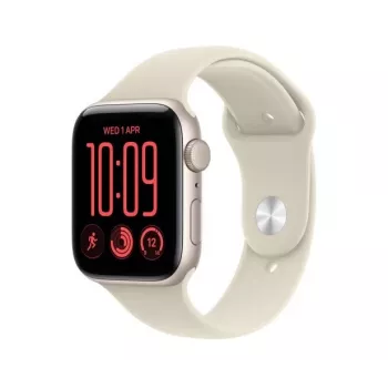 Apple Watch SE 3 GPS 44 mm aluminium behuizing poolster met sportband zand – M/L