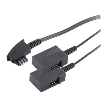 S-Impuls telefoon-verlengkabel - TAE-F (S) naar TAE-F (R) - 20 cm