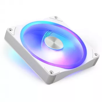 NZXT F140U Ultra RGB behuizingsventilator, wit