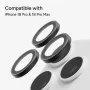 Zagg Glass Elite antireflectie cameraringen voor iPhone 18 Pro Max / 17 Pro Max / 18 Pro / 17 Pro zwart