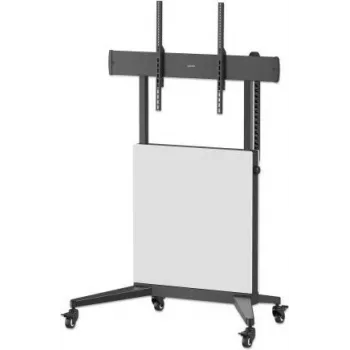 Manhattan mobiele TV-standaard op wielen, 50–100 inch, 35–80 kg, in hoogte verstelbaar Lift&Lock, zwart (462730)