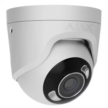 Ajax TurretCam HL netwerkcamera, 8 MP, 2,8 mm, wit