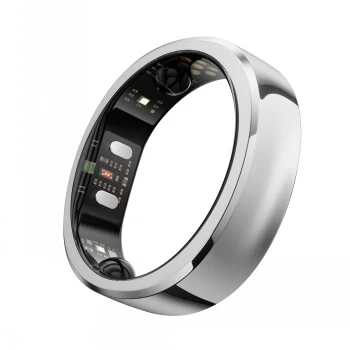 RingConn Smart Ring Gen3 voor dames en heren – gepolijst zilver maat 15