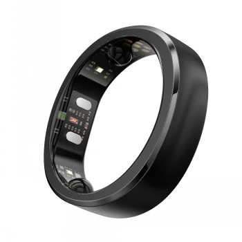 RingConn Smart Ring Gen3 voor dames en heren – matzwart, maat 12