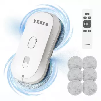 Tesla RoboStar W400 Pro raamreinigingsrobot met roterende wismoppen (ROBW400WHTPRO)