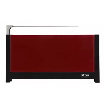 Ritter Volcano 5 lange-sleuf-toaster, 2 sneetjes, 950 W, rood