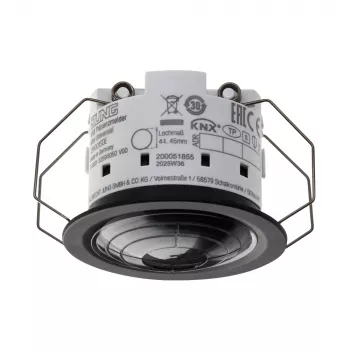 Jung KNX aanwezigheidsmelder Mini Standard met temperatuurmeting, Secure IP (337001SDE)