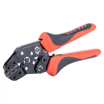 C.K Tools T3680A krimptang voor geïsoleerde kabelverbinders, 0,25-2,5 mm²