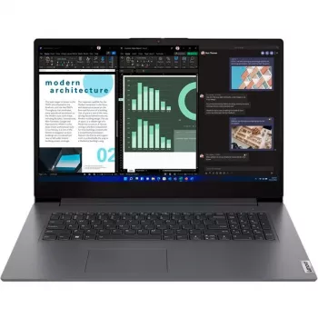 Lenovo V17 G4 IRU 17,3 inch FHD notebook - Intel processor U300, 8GB RAM, 256GB SSD, zonder besturingssysteem, Duits toetsenbord (QWERTZ)