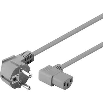 DSIT stroomkabel Schuko naar IEC C13, 2 m, grijs