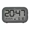 TFA Dostmann Bingo hybride digitale wekker, LCD/LED-display, zwart/antraciet, 60.2048.01