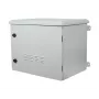 Allnet SO serie 19 inch 12U IP55 wandbehuizing, 638 mm diep, met 4-voudige ventilatoreenheid, lichtgrijs (ALL-SO03-6612-G-DGRAUV2)