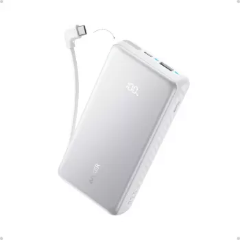 Anker Zolo 20000 mAh USB-C 22.5W witte powerbank