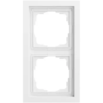 GIRA 021272 afdekraam 2-voudig, Gira F200, zuiverwit