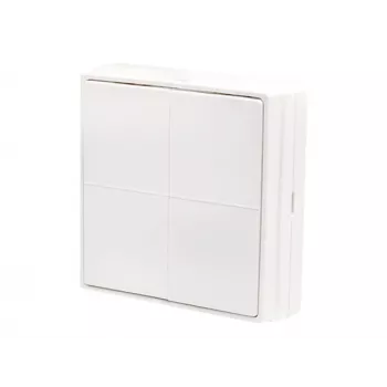 Shelly BLU Wall Switch 4 ZB standalone draadloze wandschakelaar met 4 knoppen