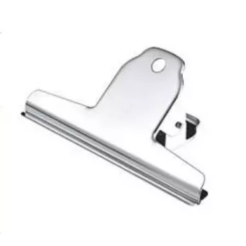 Wonday briefklem van metaal, breedte 144 mm, klemwijdte 45 mm, nikkel