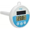 TFA Dostmann digitale solar-zwembadthermometer, wit/turquoise, 30.1068.02