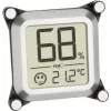 TFA Dostmann humidor-thermo-/hygrometer, zilver, 30.5056.54