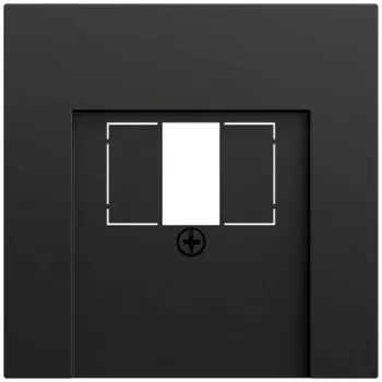 Gira 027674 TAE USB afdekplaat System 70, zwart