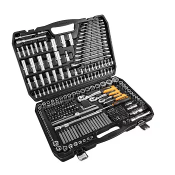 Neo Tools 10-218 gereedschapsset, 300 delen, 1/2, 3/8, 1/4 aandrijving