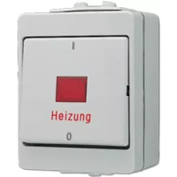 Jung 603 HW 3-polige schakelaar, wit