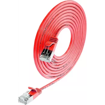 Wirewin Slim Cat6 U/FTP patchkabel, 15 m, rood