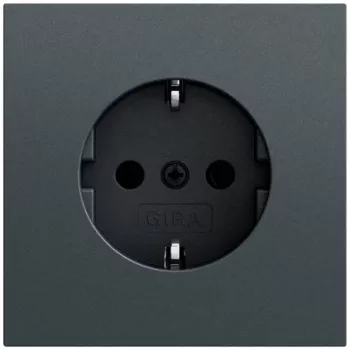 GIRA 418873 SCHUKO stopcontact System 70, antraciet