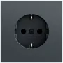 GIRA 418873 SCHUKO stopcontact System 70, antraciet