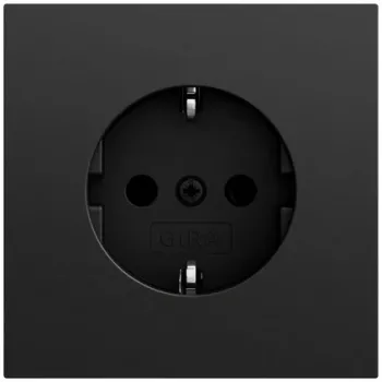 GIRA 418874 SCHUKO stopcontact System 70 zwart
