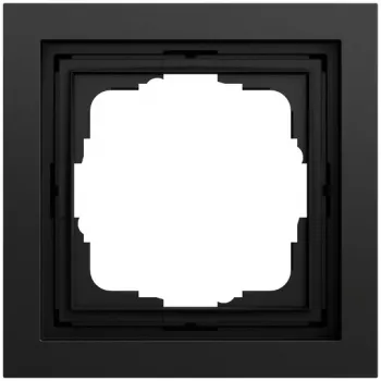 GIRA 021174 afdekraam 1-voudig Gira F200, zwart
