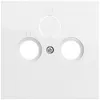 Gira System 70 coax-antenneaansluitdoos, zuiverwit (086970)