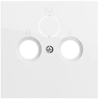 Gira System 70 coax-antenneaansluitdoos, zuiverwit (086970)