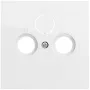 Gira System 70 coax-antenneaansluitdoos, zuiverwit (086970)