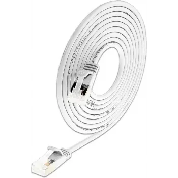 Wirewin Slim Cat6a Light-patchkabel, rond, U/FTP, Ø 3,8 mm, wit (PKW-LIGHT-STP-K6A 0.15 WS)