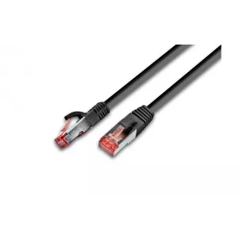 Wirewin Cat6 S/FTP-patchkabel, 0,25 m, zwart