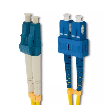 Qoltec glasvezel-patchkabel SC/UPC naar LC/UPC singlemode duplex, 2 m