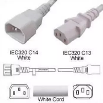 Mercodan stroomverlengkabel, wit (4646016)